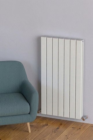 AEON Argus Alüminyum Panel Radyatör 900 X 490 (7 Dilim) Kırık Beyaz Petek