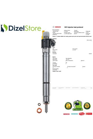 0445115025 Bosch Piezzo Enjektör Peugeot Fiat Citroen Ford Galaxy Mondeo 2.2 TDCi 9659228880