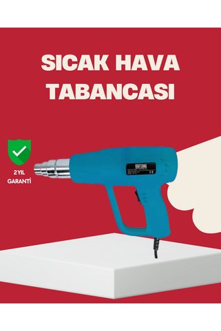 GHN 2 Kademeli Güçlü Sıcak Hava Tabancası 380° – 500° Isı Ayarı
