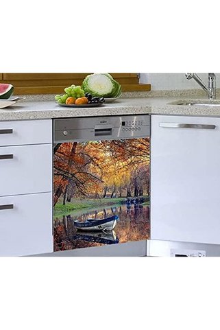 Yıldızan Terra Organik Bulaşık Makinesi Kaplama Beyaz Eşya Kaplama Kayık Sonbahar Terra Organik 1025782
