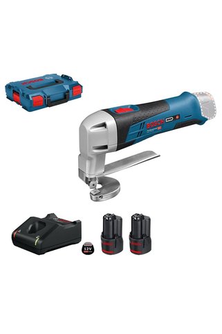 Bosch Professional Gsc 12V-13 2 Ah Çift Akülü Sac Kesme Makinesi - L-Boxx Çantalı