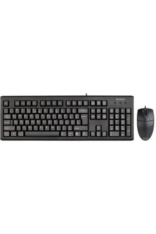 A4 Tech A4TECH KM-72620D Kablolu USB Q Trk Siyah Klavye - Mouse Set