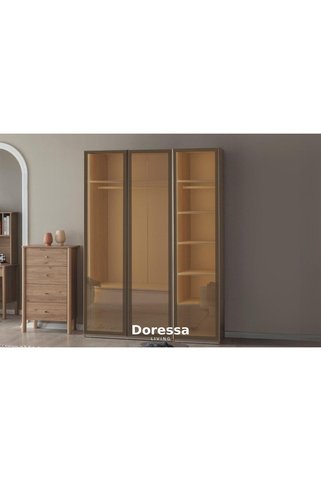 Doressa Living Almelo Reflekte Camlı Gardırop