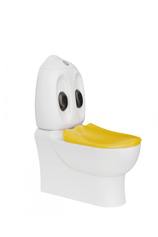 Creavit Ducky Duvara Dayalı Çocuk Klozet Takımı