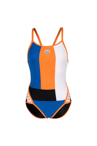 ARENA Icons Swimsuit Super Fly Back Panel Kadın Siyah Yüzücü Mayosu 005035513