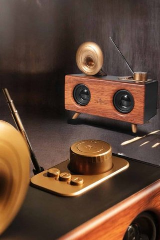 ZERO LAND SEMEGLBL Nostaljik Görünümlü Bluetooth (222220) Bağlantılı Speaker