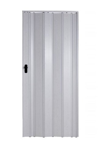 Sarpaş Dekor Sarpaş Akordiyon Kapı 163x240 Akçaağaç Camsız Kalın Kapı Katlanır Akordeon Pvc Anahtar Kilitli