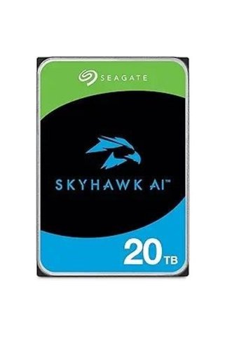 Seagate SKYHAWK AI 20TB 7200RPM 256MB SATA3 ST20000VE003 7/24 HDD RESMİ DİSTİ GARANTİLİ