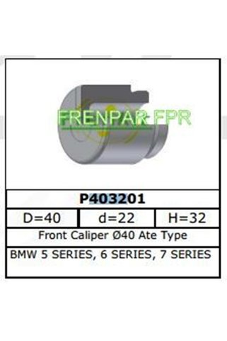FPR Fren Kaliper Pistonu Ön Bmw E28, E34, E23