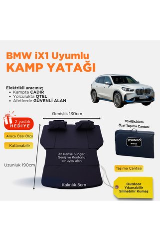woinbo BMW iX1 Uyumlu Araç Kamp Yatağı