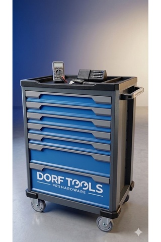 dorf Tools 7 Çekmeceli Takım Arabası Proseri
