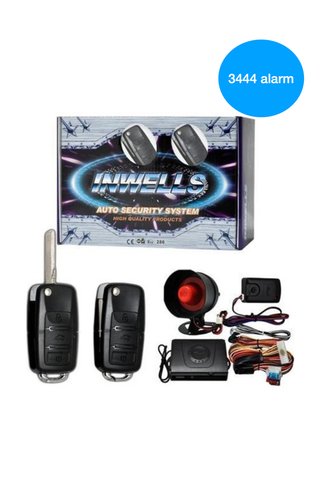 Inwells 3444 12 V Oto Alarm Sistemi Sustalı Kumandalı