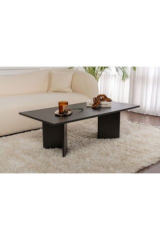 Rani Mobilya Rani Home Orta Sehpa Ahşap Desenli Siyah 119 Cm AB-5368
