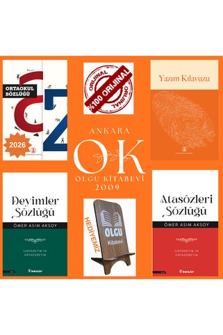 İnkılap Kitabevi Ortaöğretim - Lise / Yazım Kılavuzu - Türkçe Sözlük - Atasözleri ve deyimler Sözlüğü / 4 kitap set TELEFON TUTUCU HEDİYE