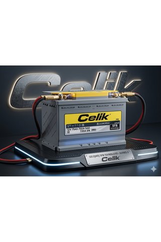 Çelik akü 75 AMPER 12V