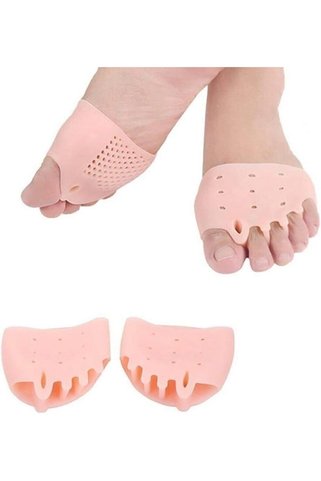 Yıldızan srdshop 5 Parmak Ayırıcı Makaralı Ayak Gömlek Silikon Nasır Koruyucu 1249128