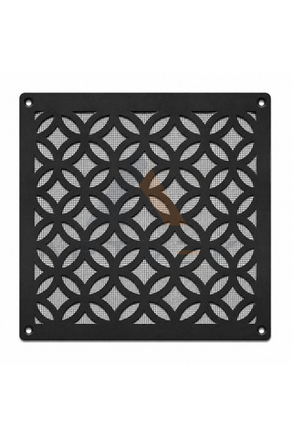 Artvek Dekoratif Metal Havalandırma Kapağı – Menfez Kapağı 40x40 cm Siyah Stil 10