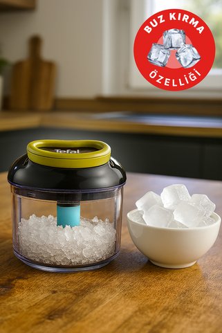 TEFAL Maxi Kit 900 ml Buz Kırıcı & 3 Bıçaklı Manuel Rondo
