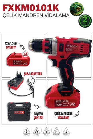 Fenix KIRMIZI 10 MM ÇELİK MANDREN