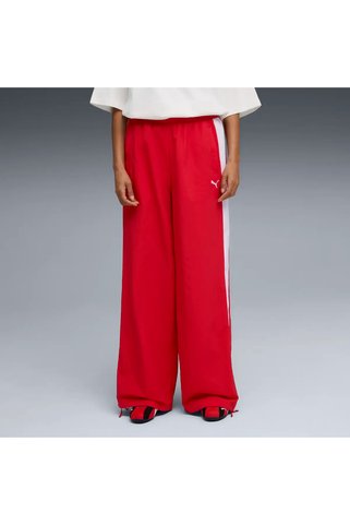 Puma T7 Relaxed Track Pants Kırmızı Kadın Eşofman Alt