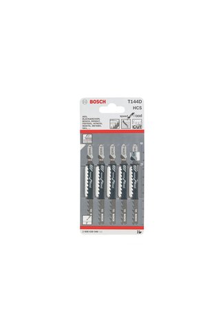 Bosch T 144 D Dekupaj Testere Bıçağı Ahşap İçin 5'li Paket