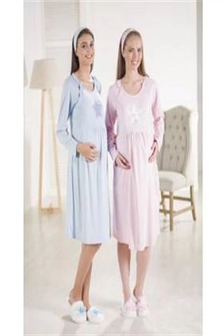 MEKs Estiva Soft Penye Lohusa Gecelik 17381