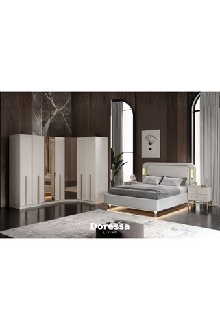 Doressa Living Soul Reflekte Camlı Köşe Yatak Odası Takımı