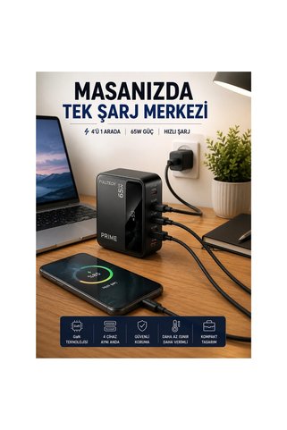 Epilons 4 Cihazı Aynı Anda Destekleyen Şarj İstasyonu