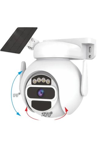 Cata Solar Dış Mekan Akıllı Güvenlik Kamerası Şarjlı Solar IP Kamera CT-4052