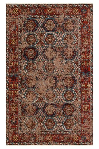 Neşem Halı Boutique Anadolu Kilim AND 03 Multy Eski Antik Kilim Desenlerine Sahip Kaymaz Tabanlı Yıknabilir