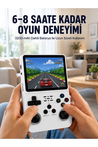 Artepieza co. 64 GB Retro Oyun Konsolu – Çoklu Emülatör Desteği, Linux Tabanlı Açık Sistem Yeni Nesil - Lisinya