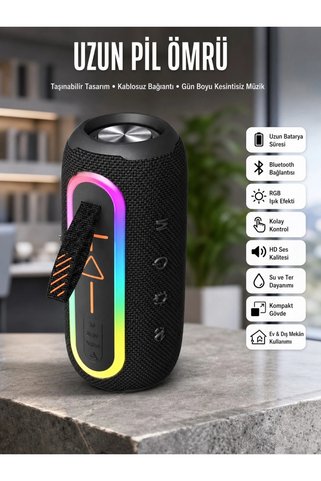 Epilons Bluetooth Hoparlör Uzun Pil Ömrü Taşınabilir Yüksek Ses Kaliteli