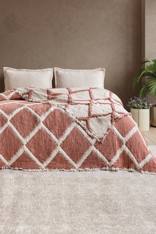 DB DANLA BALDİ Home Collection Baklava Desen 8 Kat Müslin Yorgan / Çift Kişilik 240x260 (Çift Taraflı)