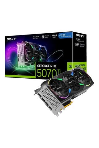 PNY RTX 5070 Ti EPİC-X ARGB OC 16GB GDDR7 256Bit (VCG5070T16TFXXPB1-O) Ekran Kartı