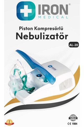 handanca Nebulizatör Kapaklı Piston Kompresörlü Al-20
