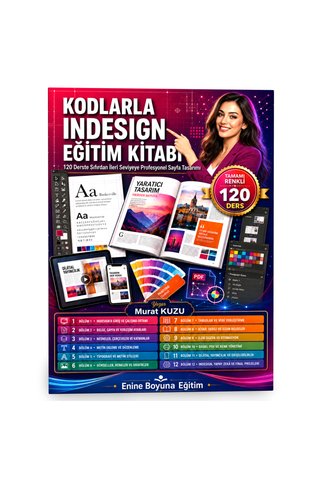 Enine Boyuna Eğitim KODLARLA ADOBE INDESIGN EĞİTİM KİTABI