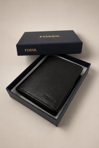 Fossil %100 Hakiki Deri Fermuarlı Kartlıklı Çok Bölmeli Cüzdan