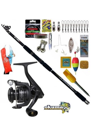 Okuma Revenger Rv-6000A 360cm 250gr Apache Profesyonel Sazan Kıyı Olta Takımı Seti