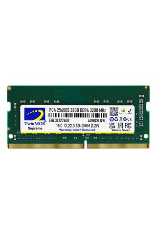 Universal TwinMOS Sodimm 32 GB 3200MHz DDR4 Notebook Ram