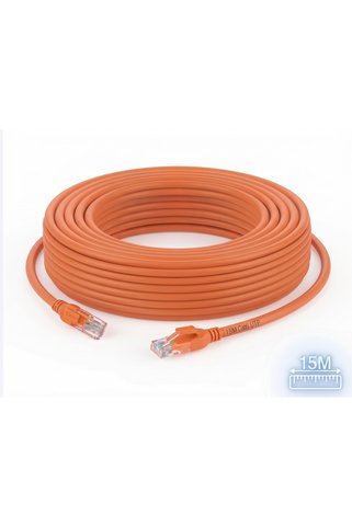 Nexans CAT6 Patch Kablo 15 Metre RJ45 Hazır İki Ucu Çakılı 1000 Mbps