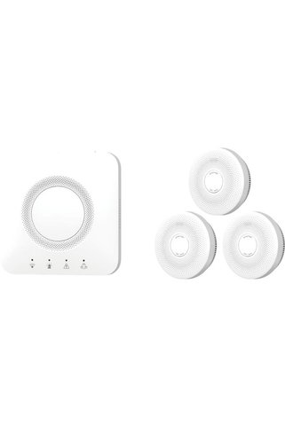 Hikvision Hf-Ks1-Wf-R8 Gatewayli Buzzerli Yangın Algılama Kablosuz Duman Dedektör Kiti