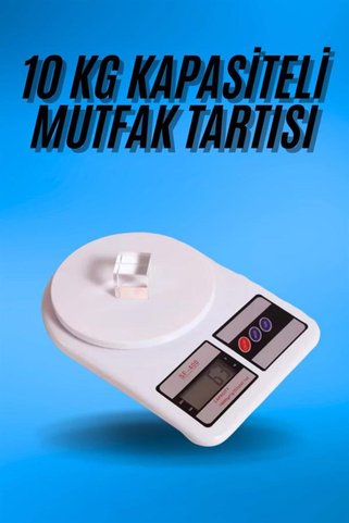 ZERO LAND GELALSAT Dijital Hassas 10 Kg Mutfak terazisi tartısı LCD Ekran (12936) Mutfak Tartısı