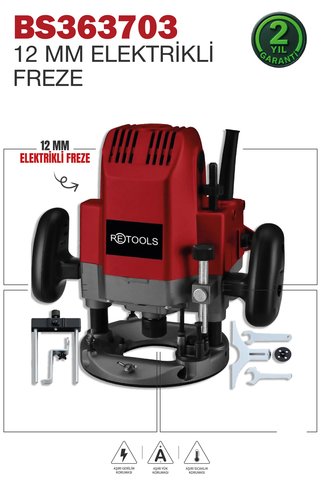 RETOOLS BORDO 12 MM ÇİFT KOLLU FREZE