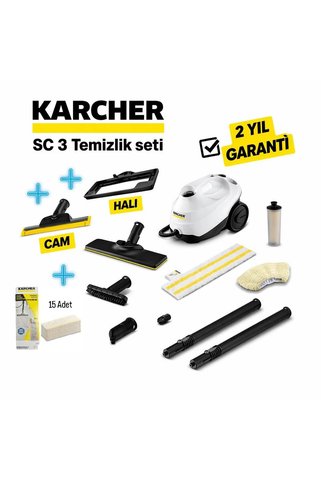 Karcher SC 3 Buharlı Temizlik Makinesi Çok Amaçlı Komple Set - PH