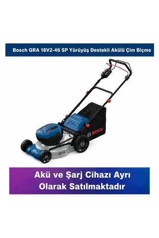 Bosch GRA 18V2-46 SP Yürüyüş Destekli Akülü Çim Biçme (Solo) 06008C8200