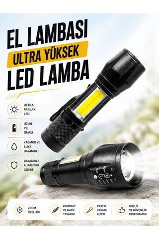 ARNEER Hs-41 El Lambasi Ultra Yüksek Led Lamba