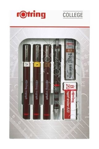 Rotring Rapido Kalemi College Set 0.2 + 0.3 + 0.5 mm