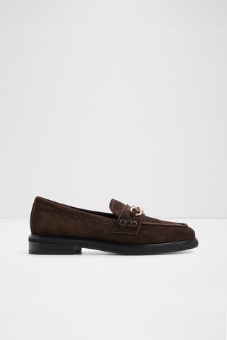 Aldo BISSOM - Kadın Hakiki Deri Kahverengi Kalın Topuklu Loafer