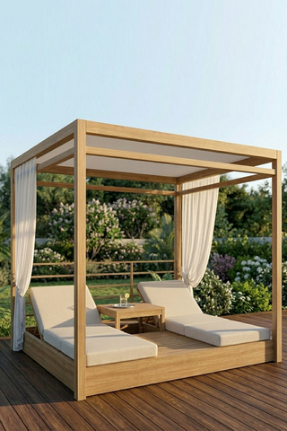 Latanwood Adlon Bahçe Yatağı