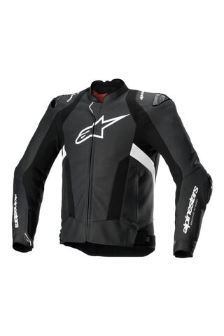 Alpinestars Missile V3 Airflow Deri Korumalı Motosiklet Montu Siyah Beyaz
